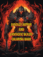 Fantasy Armor and Fantastic Beasts Coloring Book