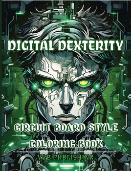 Digital Dexterity: Circuit Board Style Coloring Book