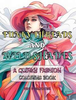 Funky Threads and Wild Shades: A Quirky Fashion Coloring Book