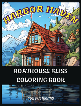 Harbor Heaven: Boathouse Bliss Coloring Book