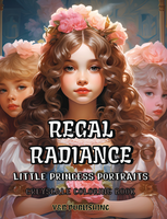 Regal Radiance: Little Princess Portraits Coloring Collection