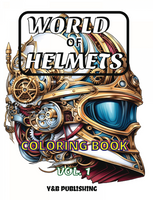 World of Helmets: A Coloring Adventure Vol. 1