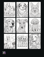 Artful Tails: Dog-Loving Designs for Coloring Joy