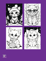 Cat Lovers Coloring Book