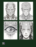 Digital Dexterity: Circuit Board Style Coloring Book