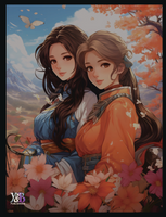 Enchanted Eyes: Anime Girls Coloring Book