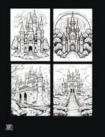 Fortresses of Fantasy: A Magical Castles Coloring Book
