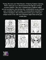 Funky Threads and Wild Shades: A Quirky Fashion Coloring Book