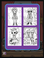 Goblin Couture Coloring Book