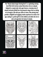 Mosaic Animal Images Coloring Book