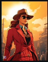 Shades of Espionage: A Coloring Journey with Agent Ladies