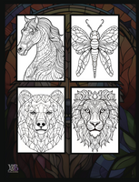 Wild Pixels: A Mosaic Animal Coloring Adventure