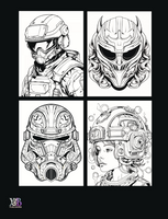 World of Helmets: A Coloring Adventure Vol. 2