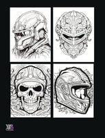 World of Helmets: A Coloring Adventure Vol. 1