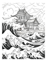 Fantasy Home Colours: Vibrant Houses Coloring Book