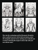 Fantasy Armor and Fantastic Beasts Coloring Book
